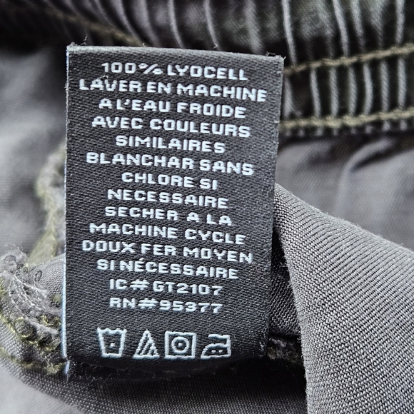 Sanctuary Blue Gray Camo Cargo Jogger Jumpsuit Casual Pants Women's Size 26 - Picture 7 of 14